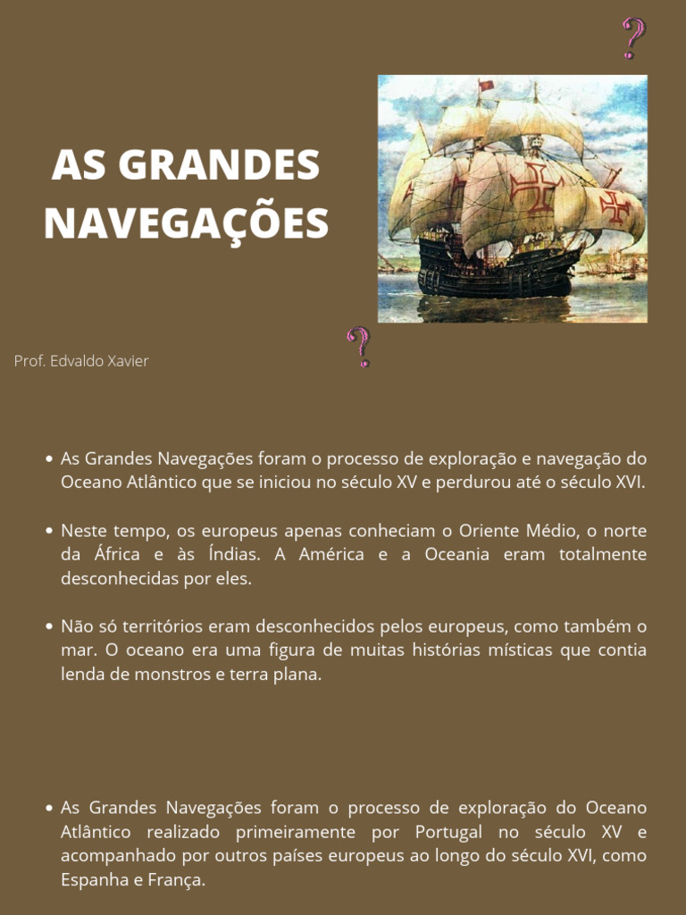 Grandes Navegações: Impacto e Descobertas | PDF | Ciências Sociais