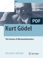 (Springer Biographies) William D. Brewer - Kurt Gödel - The Genius of Metamathematics-Springer (2022)