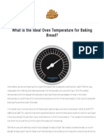 What Is The Ideal Oven Temperature For Baking Bread - The Bread Guide - The Ultimate Source For Home Bread Baking