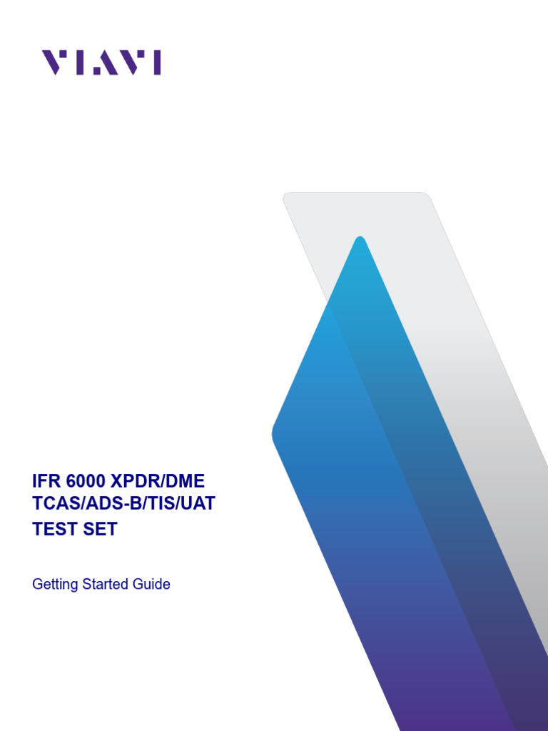 Ifr6000 Getting Started Manual Manuals User Guides en | PDF | Power ...