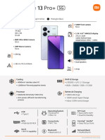 Redmi Note 13 Series One Pager