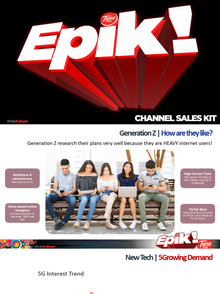Channel Sales Kit Pek Epik 2024 PDF Service Industries Computing