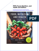 Instant Download Ebook PDF Food Nutrition and Health 2nd Edition PDF Scribd