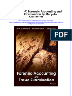 Instant Download Ebook PDF Forensic Accounting and Fraud Examination by Mary Jo Kranacher PDF Scribd