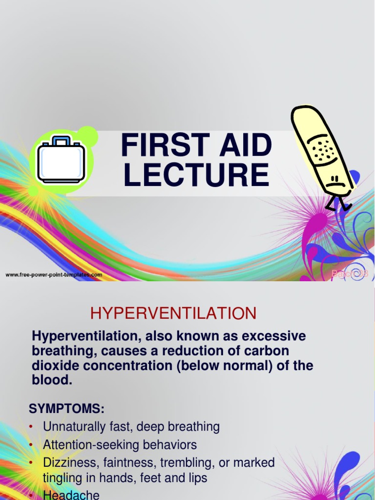 First Aid Lecture Pdf Burn Shock Circulatory
