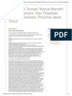 Kelompok Ternak - Karya Mandiri - Desa Sempol. Kec Prajekan. Kab Bondowoso. Provinsi Jawa Timur - VISI & MISI KELOMPOK