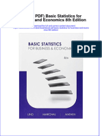 Instant Download Ebook PDF Basic Statistics For Business and Economics 8th Edition PDF Scribd