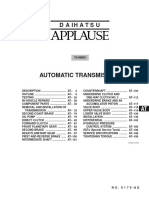 (TM) Daihatsu Manual de Taller Daihatsu Applause Automatic Transmission 2008 en Ingles
