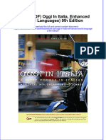 Ebook PDF Oggi in Italia Enhanced World Languages 9th EditioFull Download Ebook Ebook PDF Oggi in Italia Enhanced World Languages 9th Edition PDF