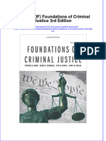 Instant Download Ebook PDF Foundations of Criminal Justice 3rd Edition PDF Scribd