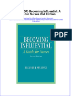 Instant Download Ebook PDF Becoming Influential A Guide For Nurses 2nd Edition PDF Scribd