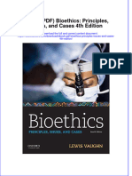 Instant Download Ebook PDF Bioethics Principles Issues and Cases 4th Edition PDF Scribd