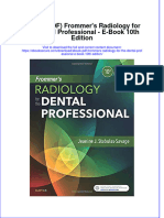 Instant Download Ebook PDF Frommers Radiology For The Dental Professional e Book 10th Edition PDF Scribd