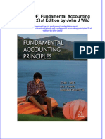 Instant Download Ebook PDF Fundamental Accounting Principles 21st Edition by John J Wild PDF Scribd