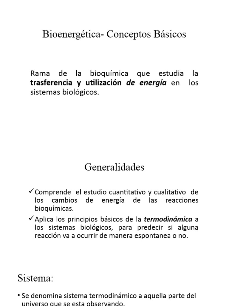 Bioenergética y Sistemas Energéticos | PDF | Trifosfato de adenosina ...