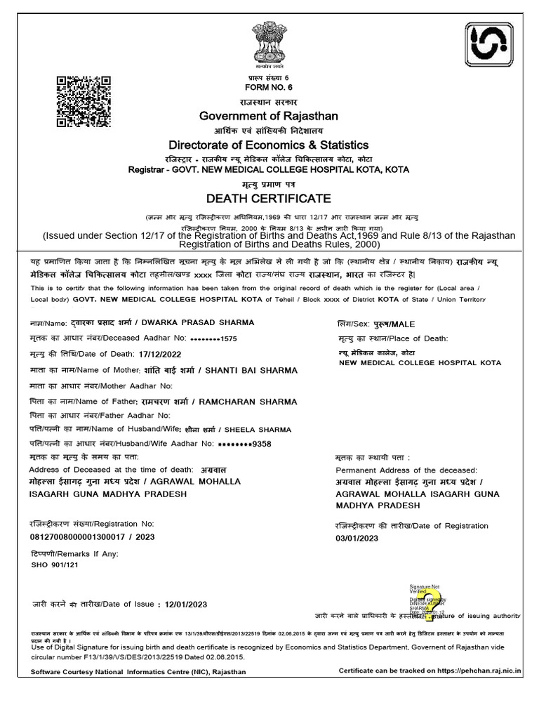 Government of rajasthan directorate of economics statistics pdf
