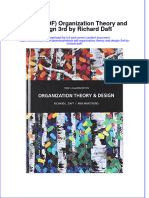 Full Download Ebook Ebook PDF Organization Theory and Design 3rd by Richard Daft PDF