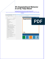 Ebook PDF Organizational Behavior 2nd 2 0 by Talya Bauer
