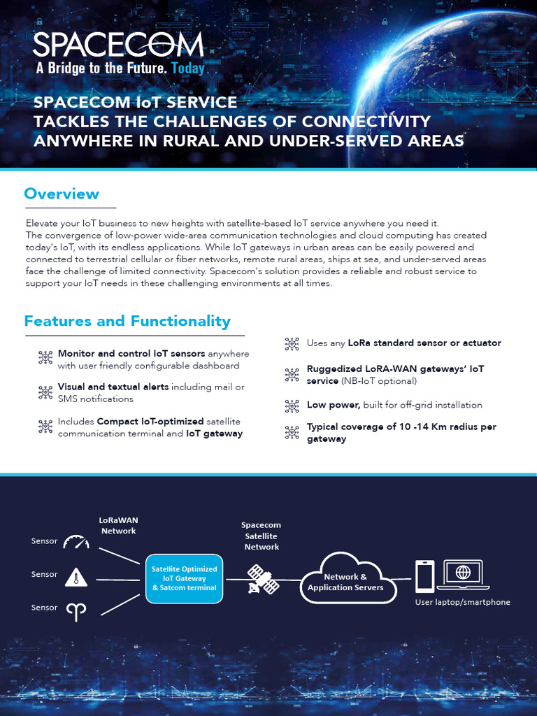 Spacecom IOT Brochure 29.03.23 | Download Free PDF | Internet Of Things ...