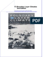 Instant Download Ebook PDF Boundary Layer Climates 2nd Edition PDF Scribd