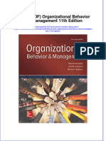 Full Download Ebook Ebook PDF Organizational Behavior and Management 11th Edition PDF