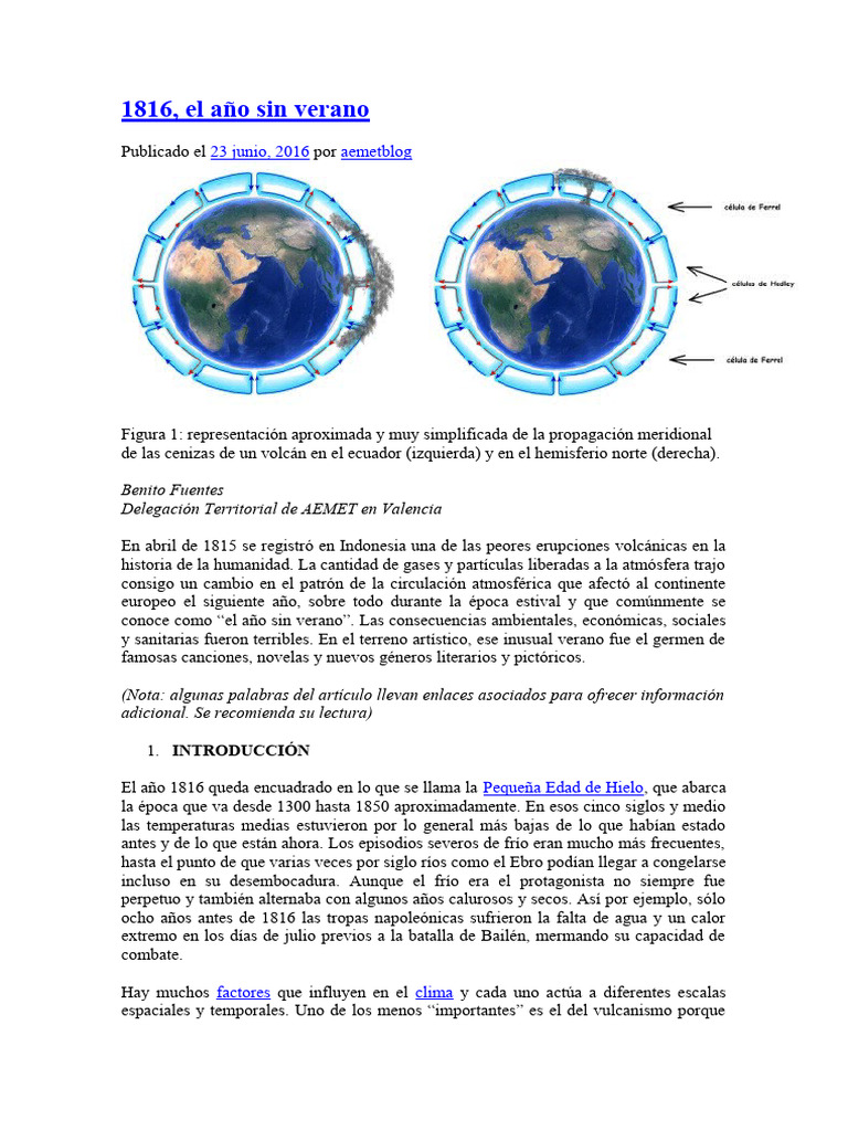 1816, El Año Sin Verano PDF Mary Shelley Lord Byron