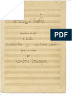 Cenobio PANIAGUA - A DIOS Y AL DIABLO, Zarzuela (1857) (Partes Manuscritas)