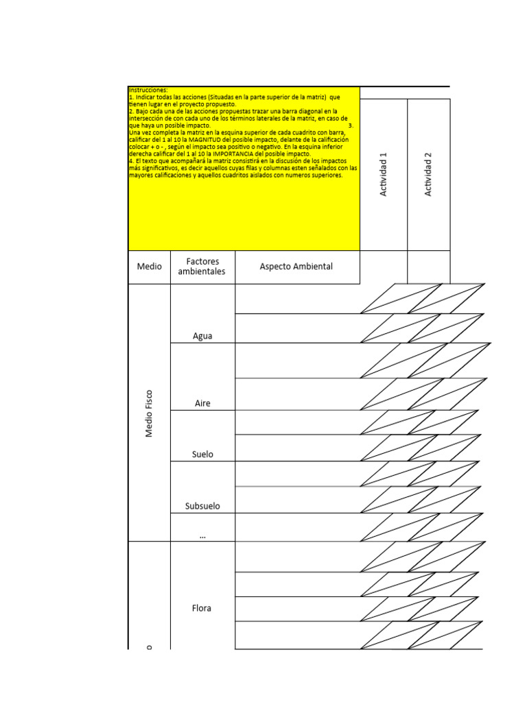 Matriz De Leopold