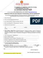 ASSOCHAM BSDC Professional Support Memebrship - Application Form & Advantages