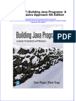 Instant Download Ebook PDF Building Java Programs A Back To Basics Approach 5th Edition PDF Scribd