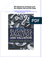 Instant Download Ebook PDF Business Analysis and Valuation Ifrs Edition 4th by Erik Peek PDF Scribd