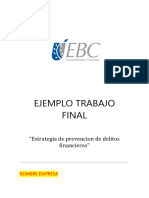 Prevención de Delitos Financieros