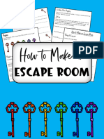 How To Make An Escape Room Planning Template