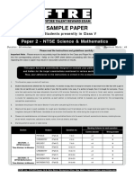 Ftre-2023-Sample Paper-Class-V-P2-Ntse-S&m
