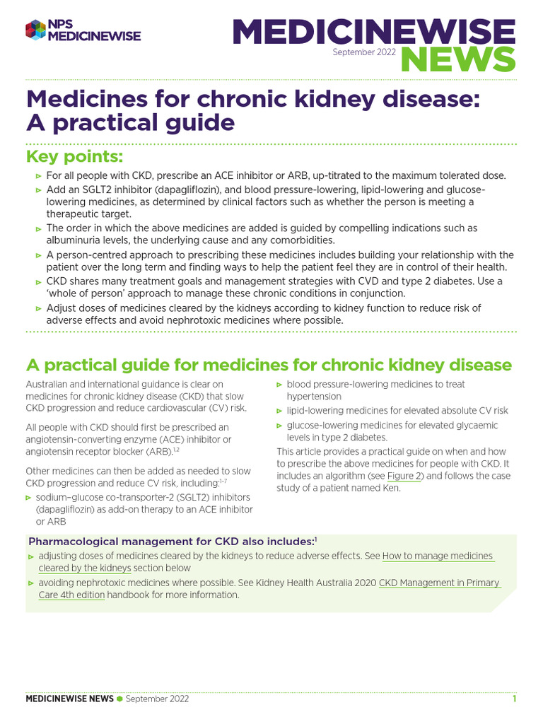 Dapagliflozin Use in CKD Management | PDF | Chronic Kidney Disease | Statin