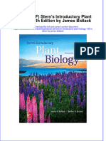 Ebook PDF Sterns Introductory Plant Biology 14th Edition by James Bidlack PDF