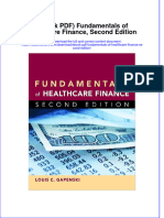 FULL Download Ebook PDF Fundamentals of Healthcare Finance Second Edition PDF Ebook