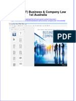 Ebook PDF Business Company Law 1st Australia PDF