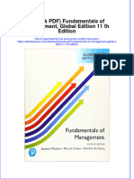 FULL Download Ebook PDF Fundamentals of Management Global Edition 11 TH Edition PDF Ebook