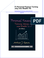 Ebook Ebook PDF Personal Finance Turning Money Into Wealth 7th PDF