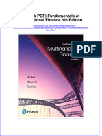 FULL Download Ebook PDF Fundamentals of Multinational Finance 6th Edition PDF Ebook
