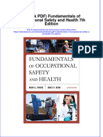 FULL Download Ebook PDF Fundamentals of Occupational Safety and Health 7th Edition PDF Ebook