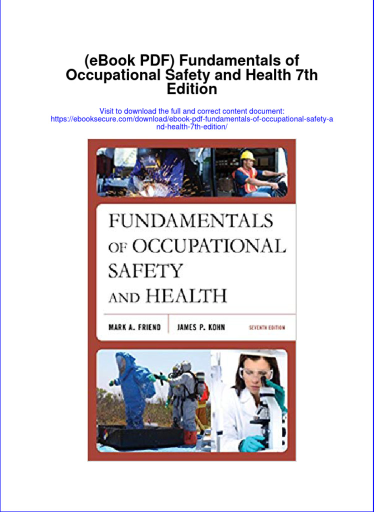 FULL Download Ebook PDF Fundamentals of Occupational Safety and Health 7th Edition PDF Ebook