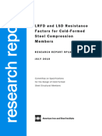 AISI RP10-5 LRFD & LSD Resistance Factors For Cold-Formed Steel Compression Members 2010-07