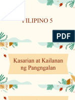 FILIPINO 5 Mag-Isip Bago Magtapon