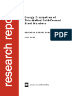 AISI RP13-2 Energy Dissipation of Thin-Walled Cold-Formed Steel Members 2013-07