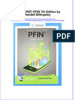 Ebook Ebook PDF Pfin 7th Edition by Randall Billingsley PDF