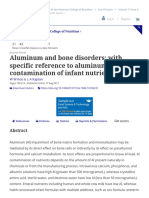 Aluminum and Bone Disorders