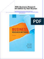 Ebook PDF Business Research Methods 5th Edition by Alan Bryman PDF