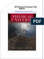 Ebook Ebook PDF Physical Universe 15th Edition PDF